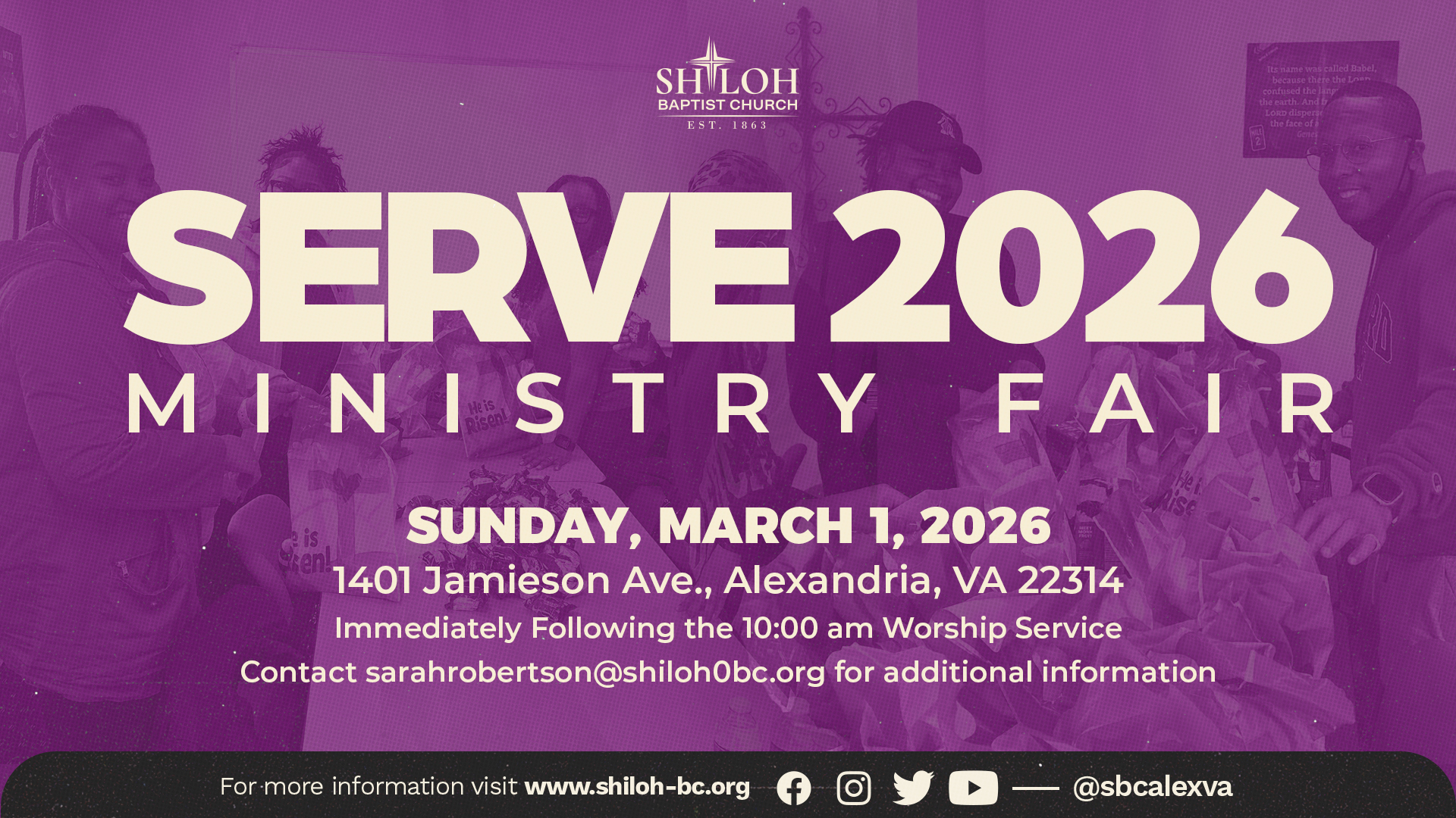 Serve 2026 Ministry Fair