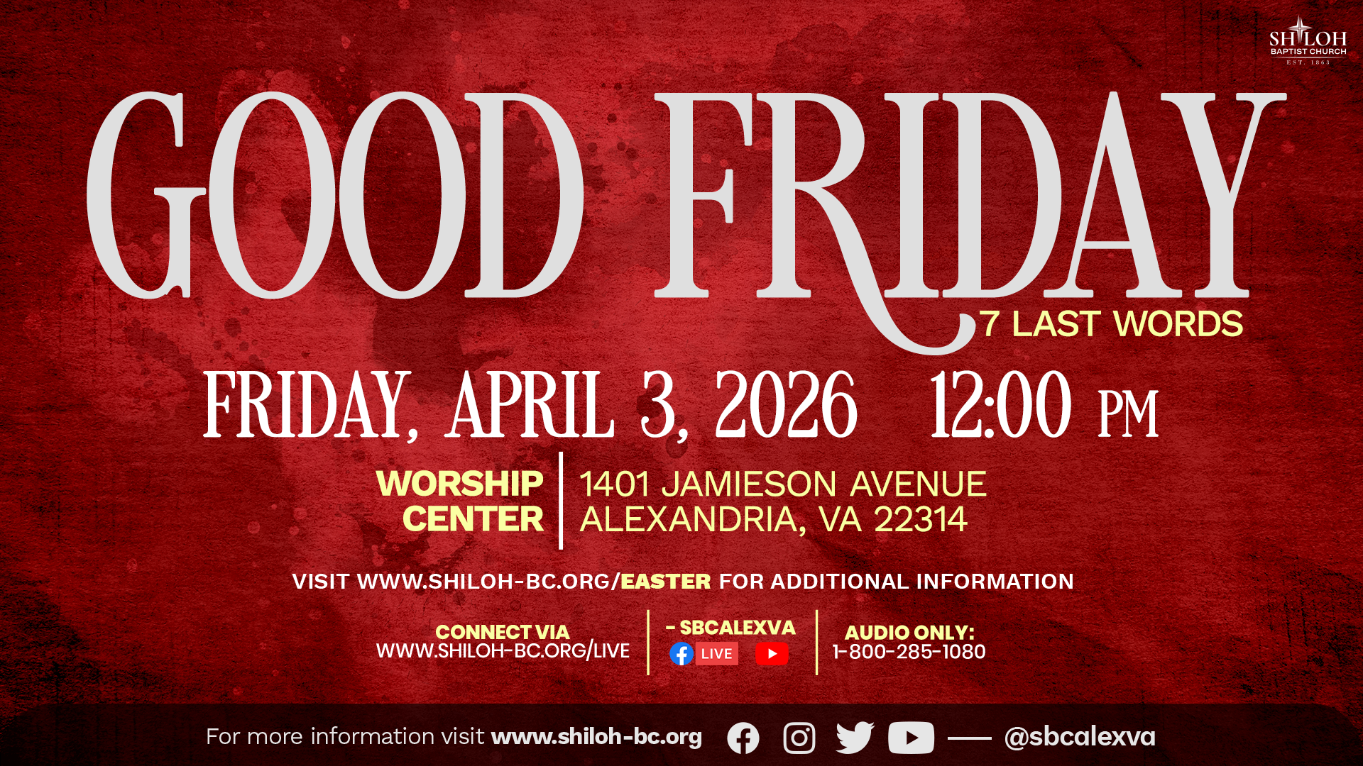 Good Friday - 7 Last Words