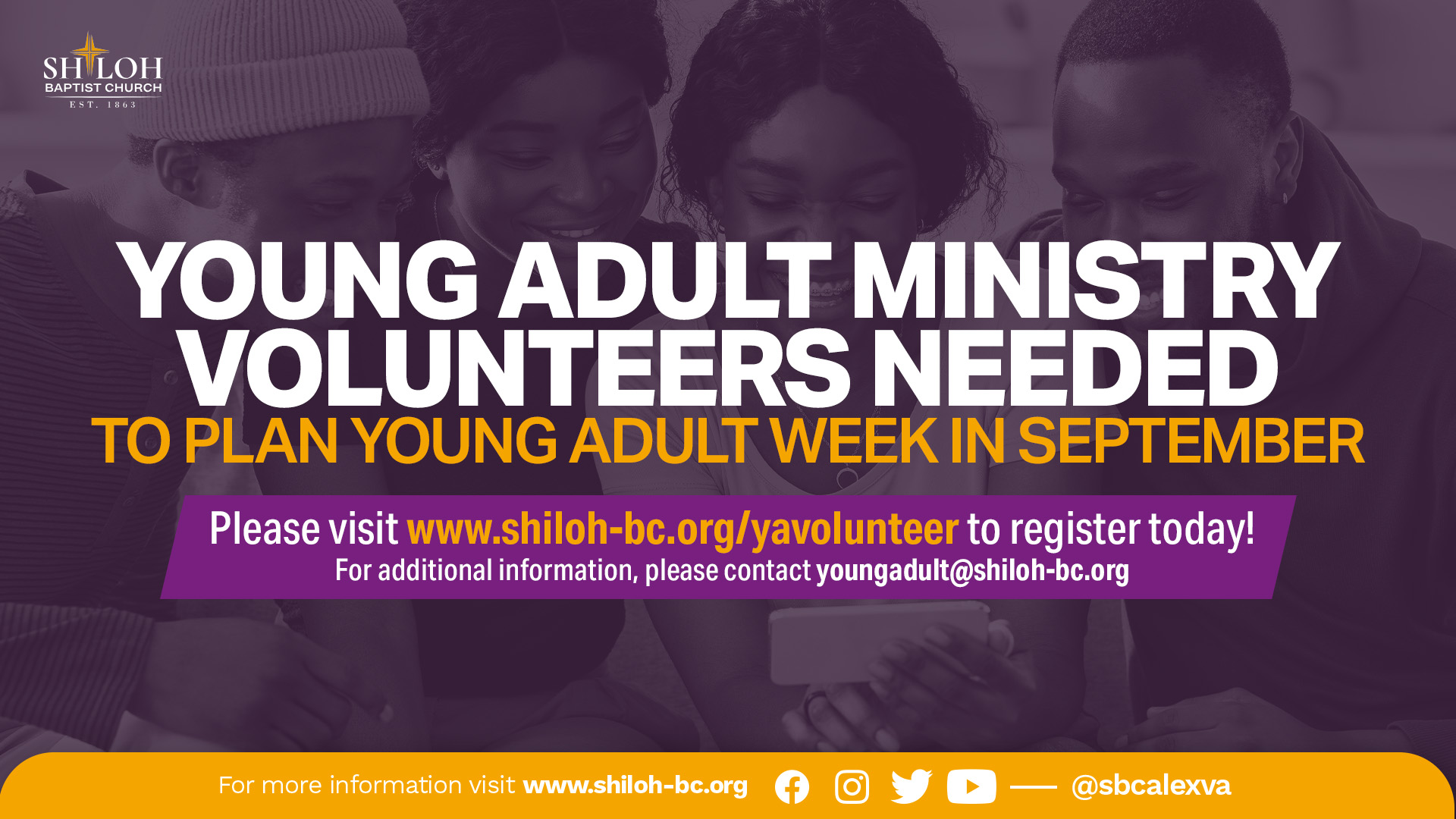 Young Adult Ministry Volunteers