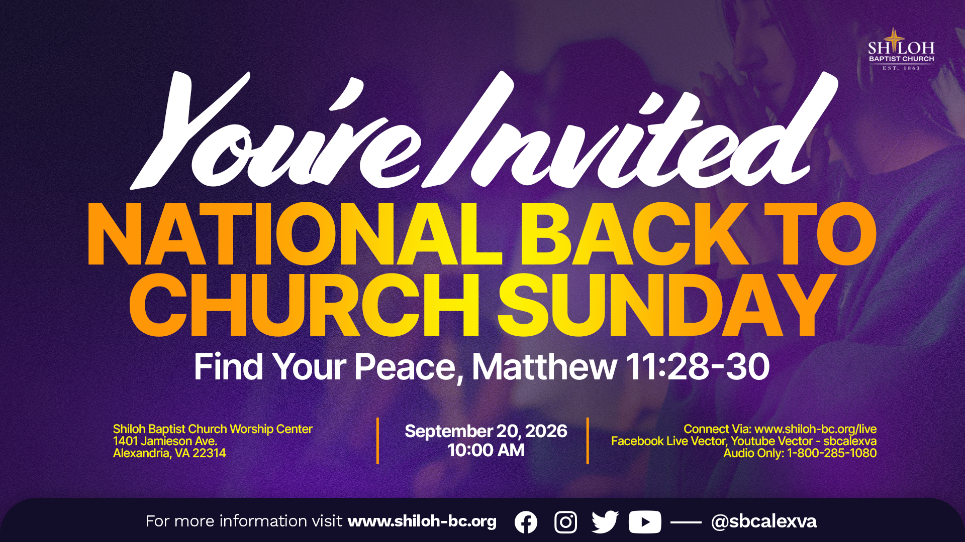 National Back To Church Sunday