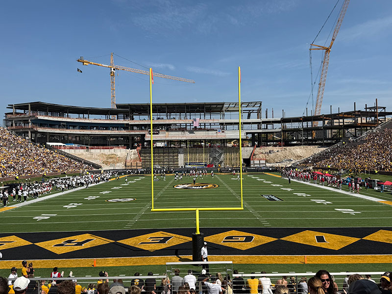 Memorial Stadium at the University of Missouri