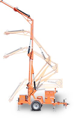 Mobile Fall Arrest Boom 34' available for rent at EquipmentShare