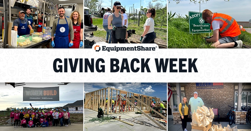 Giving Back Week Hero Image Graphic