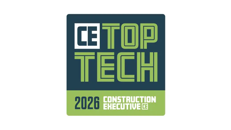 Construction Executive Top Tech Award Badge