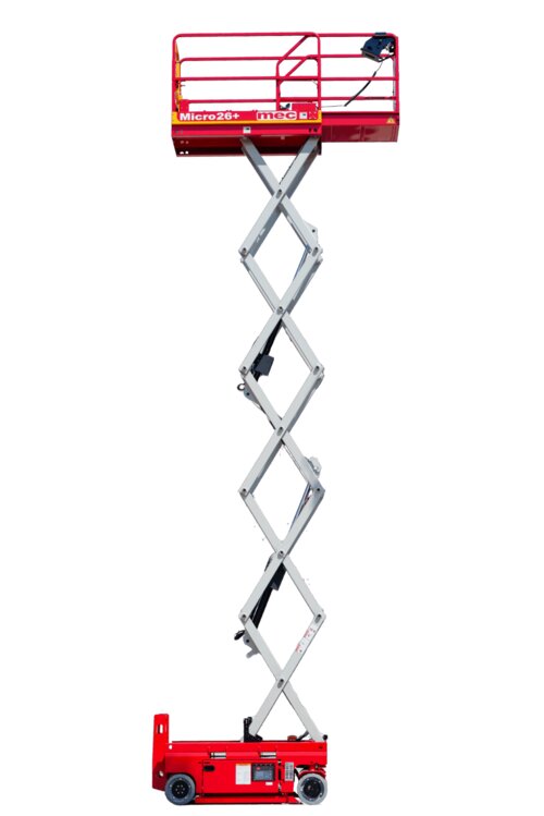 Electric Scissor Lift, 26' Micro with Step-up Platform available for rent at 91����