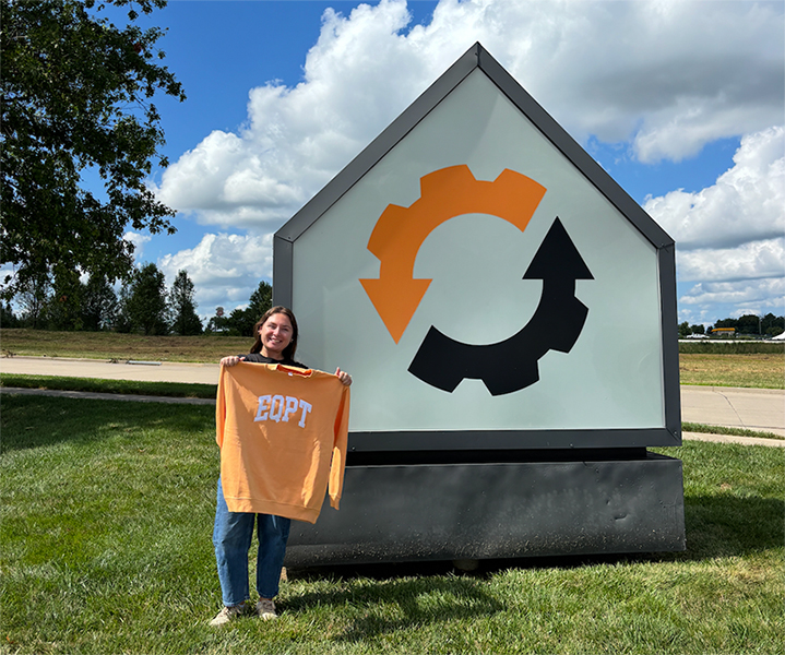 Bremer manages communication projects from start to finish and also oversees the company’s “Swag Store” that provides corporate merchandise for employees. 