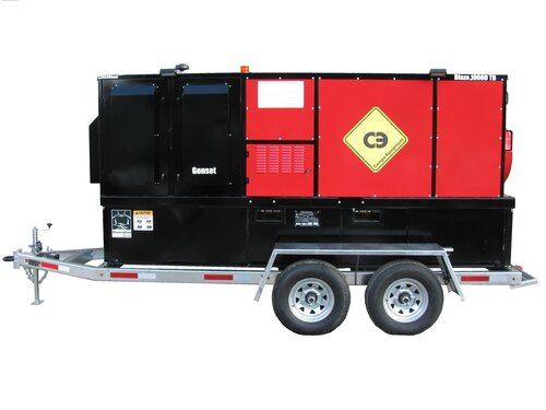 Indirect Fired 1M BTU (K-DSL) Heater High Static Trailer Mounted available for rent at EquipmentShare