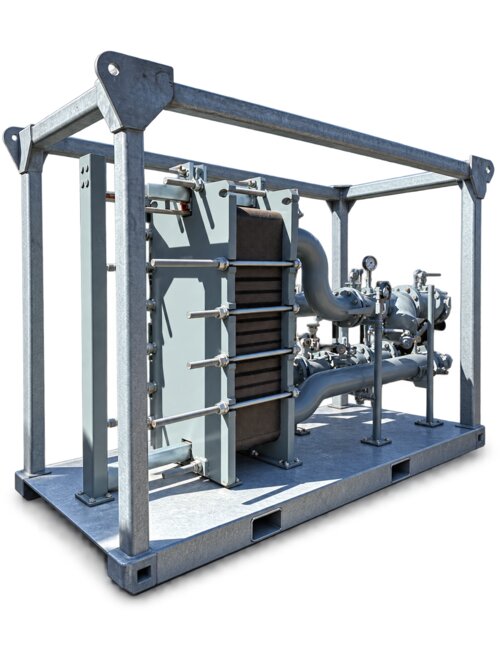 Heat Exchanger 1000 SQFT P&F - SS Plates/CS Piping available for rent at EquipmentShare