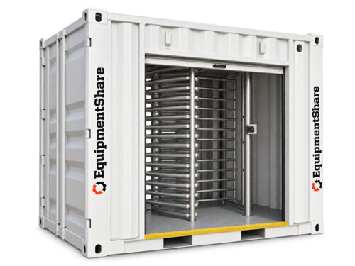 Turnstile 2 Portal Enclosed 10' available for rent at EquipmentShare