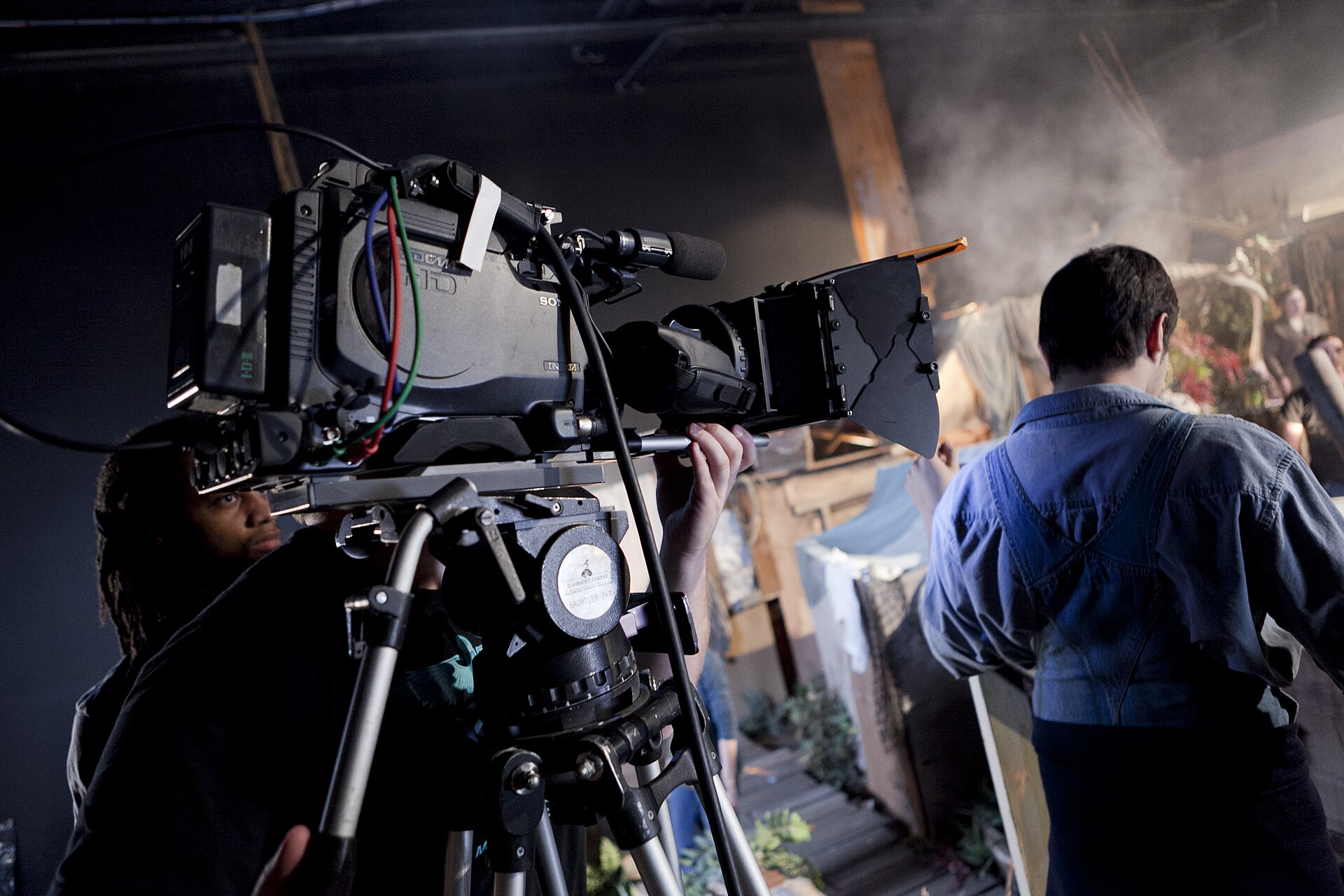 Behind-the-scenes film production setup at Vancouver Film School, representing raw and unfiltered content creation.