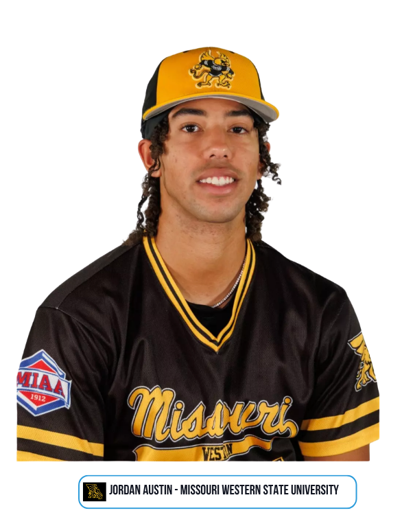 Roon Athlete Whitelisting case study: college athlete Jordan Austin of Missouri Western State University, featured in the campaign that achieved a 74% lower CPC than the industry benchmark
