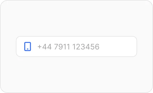 Complétez votre numéro de téléphone 