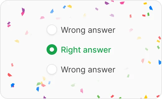 Complete a quiz