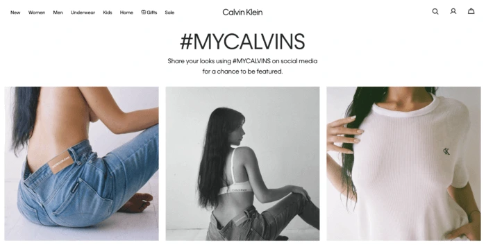 user-generated content examples Calvin