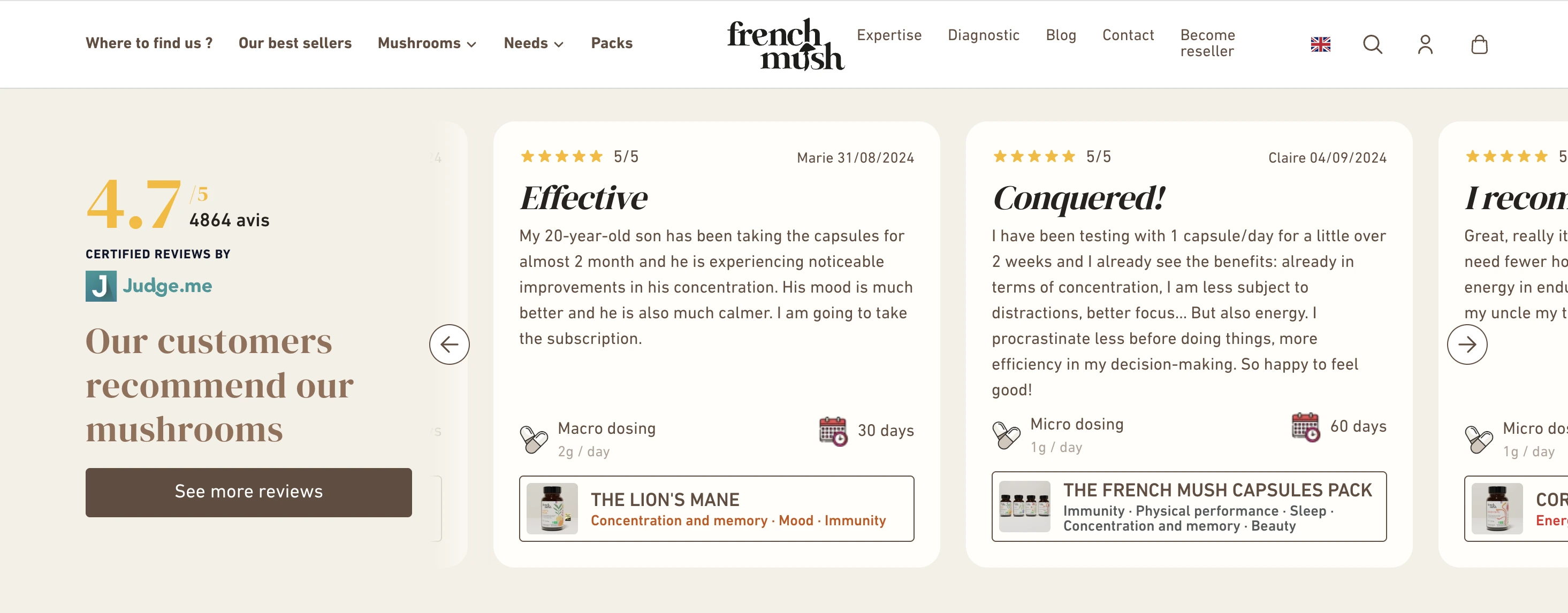 customer testimonials text review