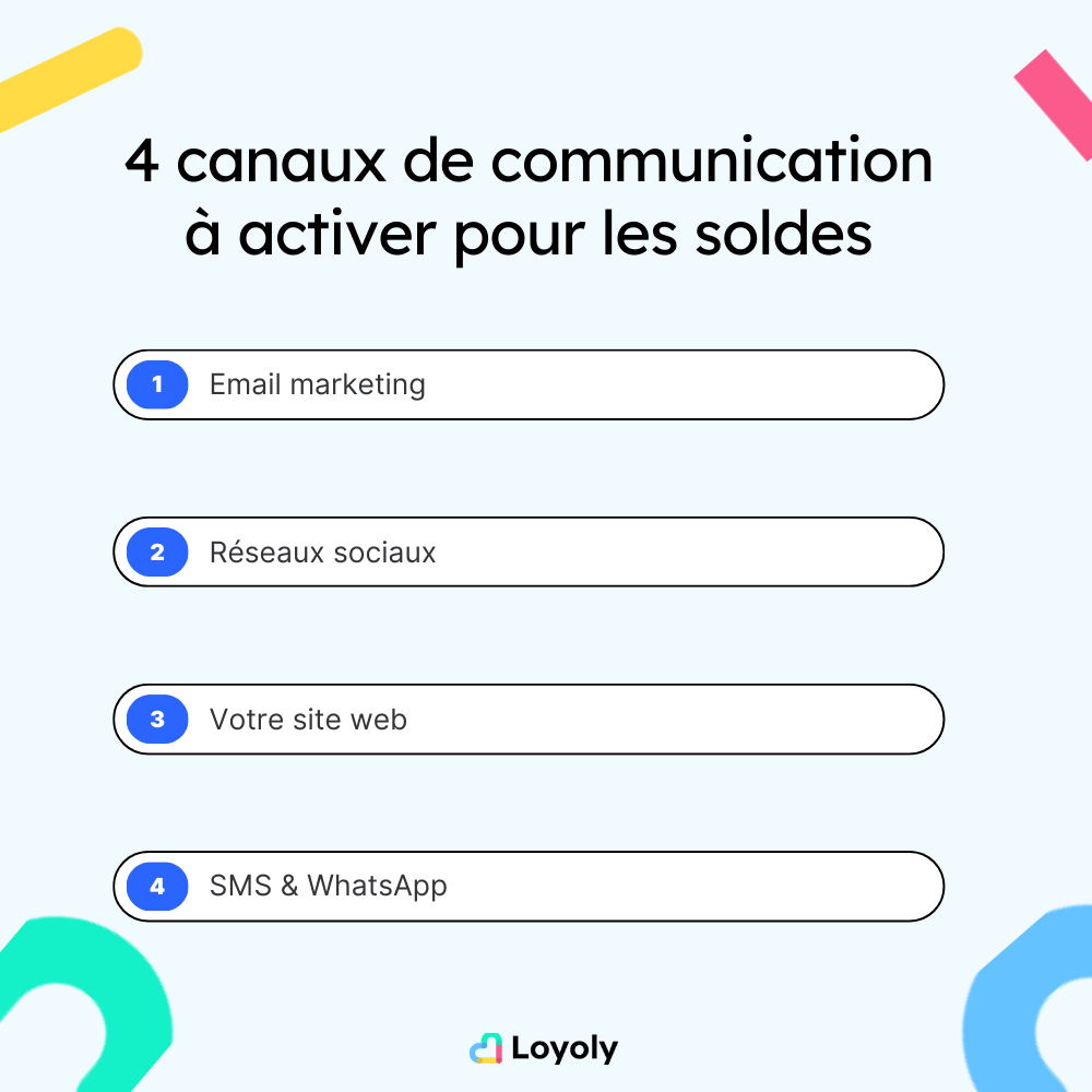 communication  préparer les soldes 