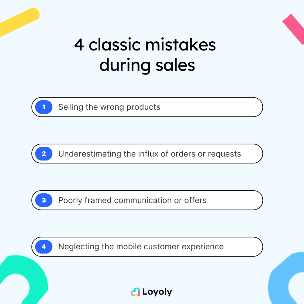 mistakes prepare sales