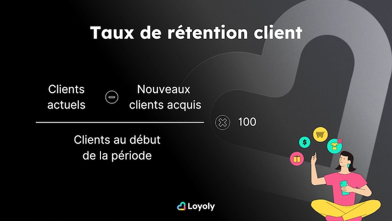 Formule du taux de rétention client