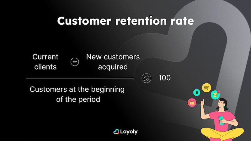 Customer retention rate formula
