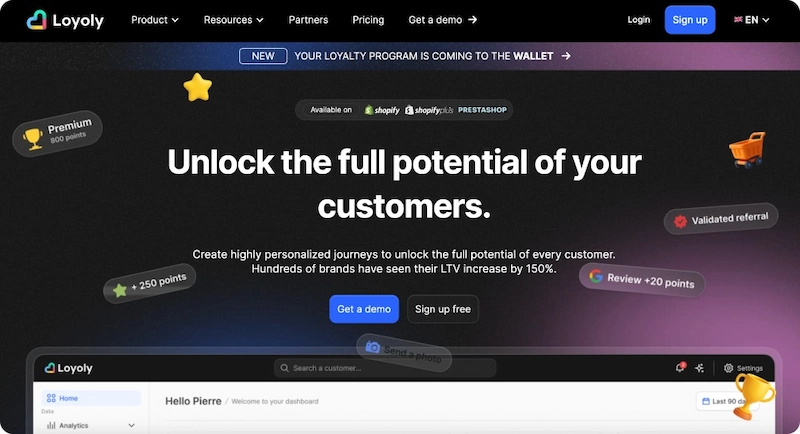 Page d'accueil de Loyoly