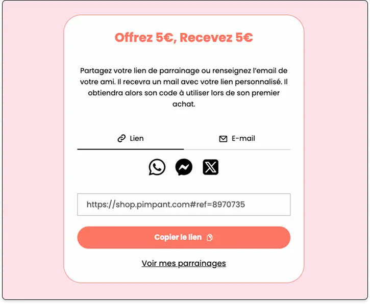 Pimpant Referral Program