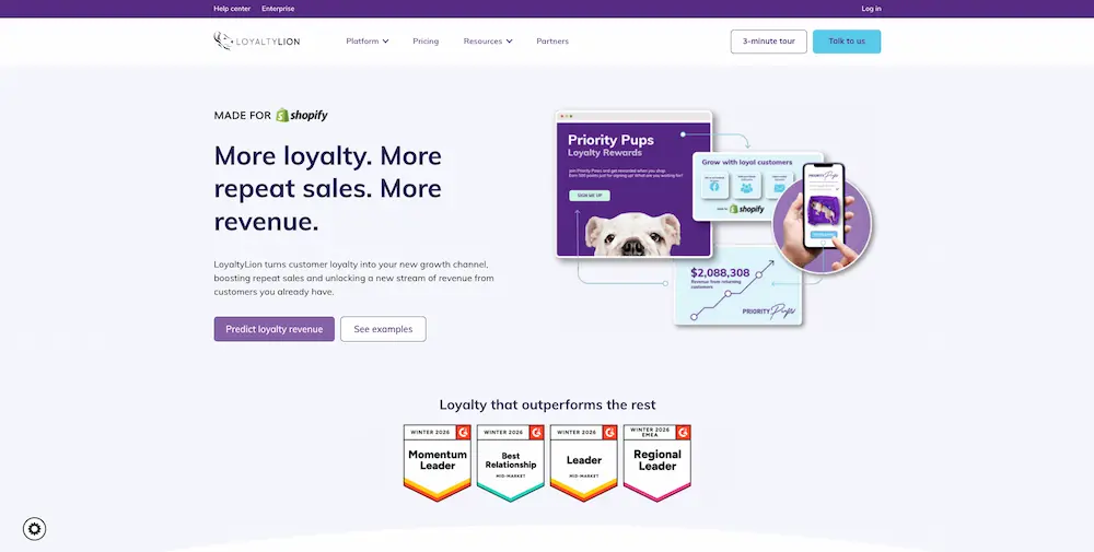 alternative to smile.io, loyaltylion