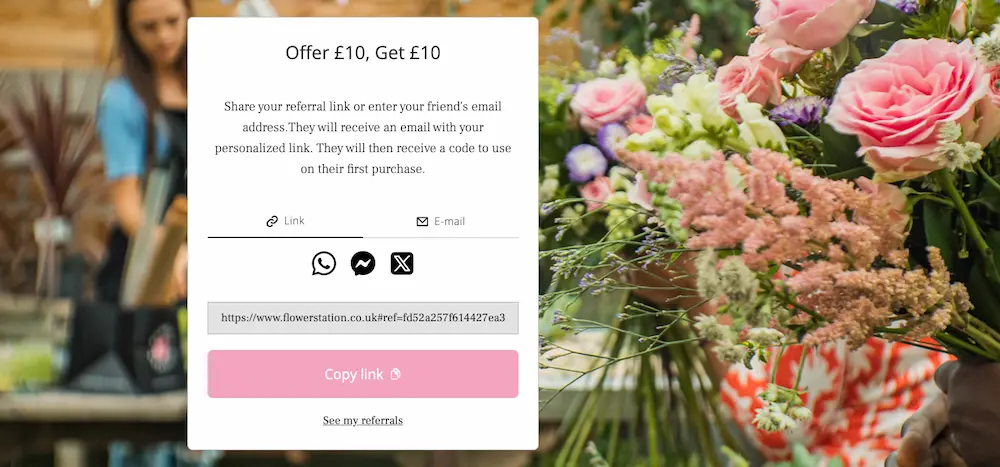 Flower Station’s Loyoly referral programme