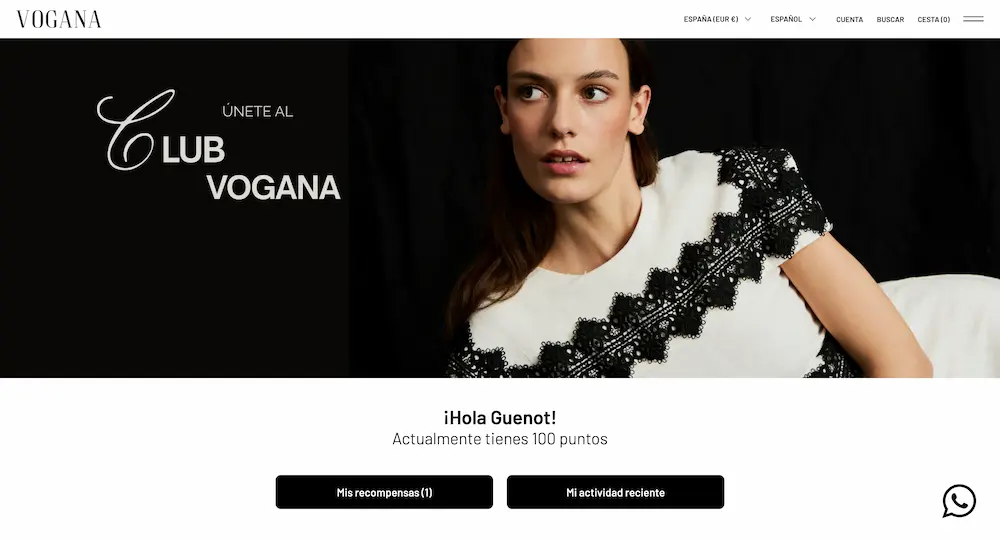 Programa de fidelización de Vogana