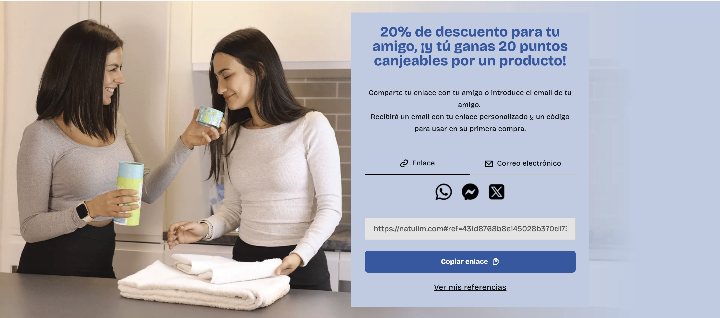 Programa de recomendación de Natulim