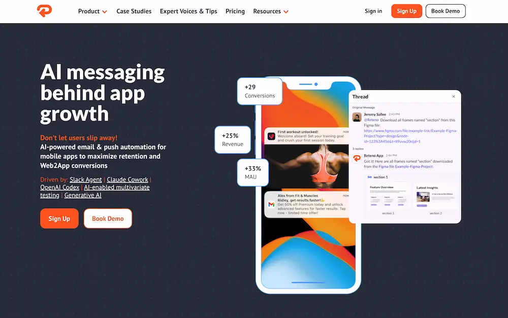 reteno homepage