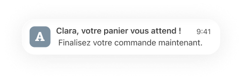 exemple de notification push