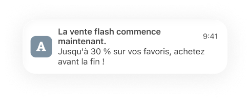 exemple de notification push