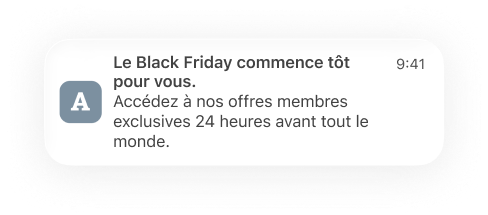 exemple de notification push