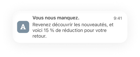 exemple de notification push