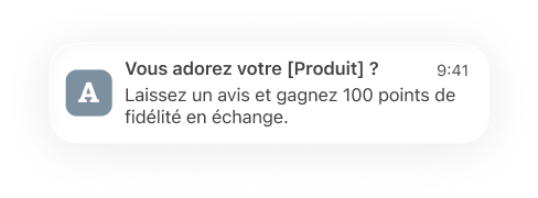 exemple de notification push