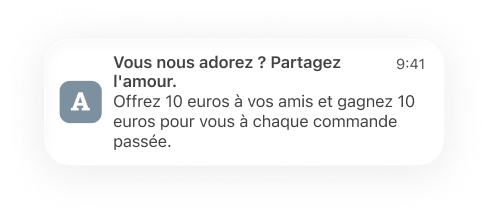 exemple de notification push