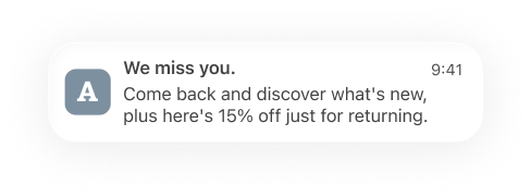 Push notification example