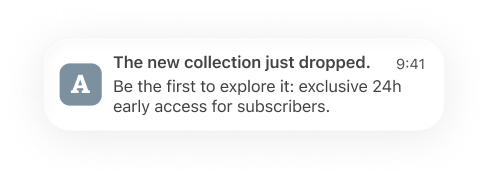 Push notification example