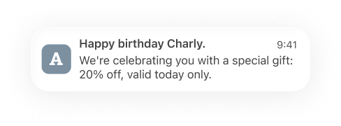 Push notification example