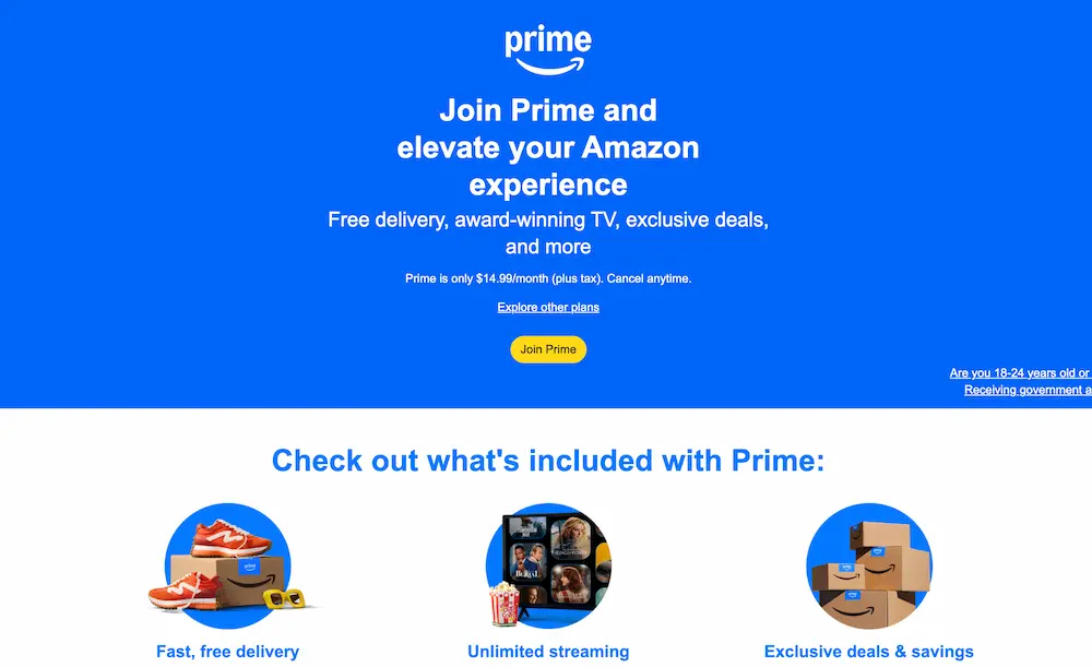 Amazon prime's subscription programmes