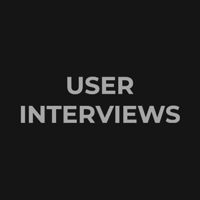 User Interviews