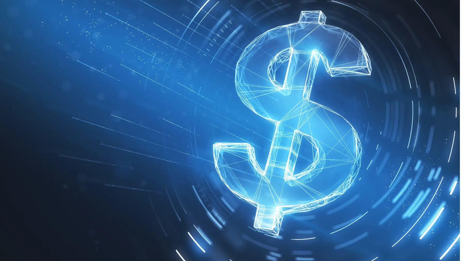 Illustration representing the economic benefits and cost savings of AI-powered remote monitoring and remote guarding.