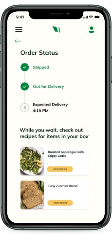 [Demo] Mobile Delivery Status Page