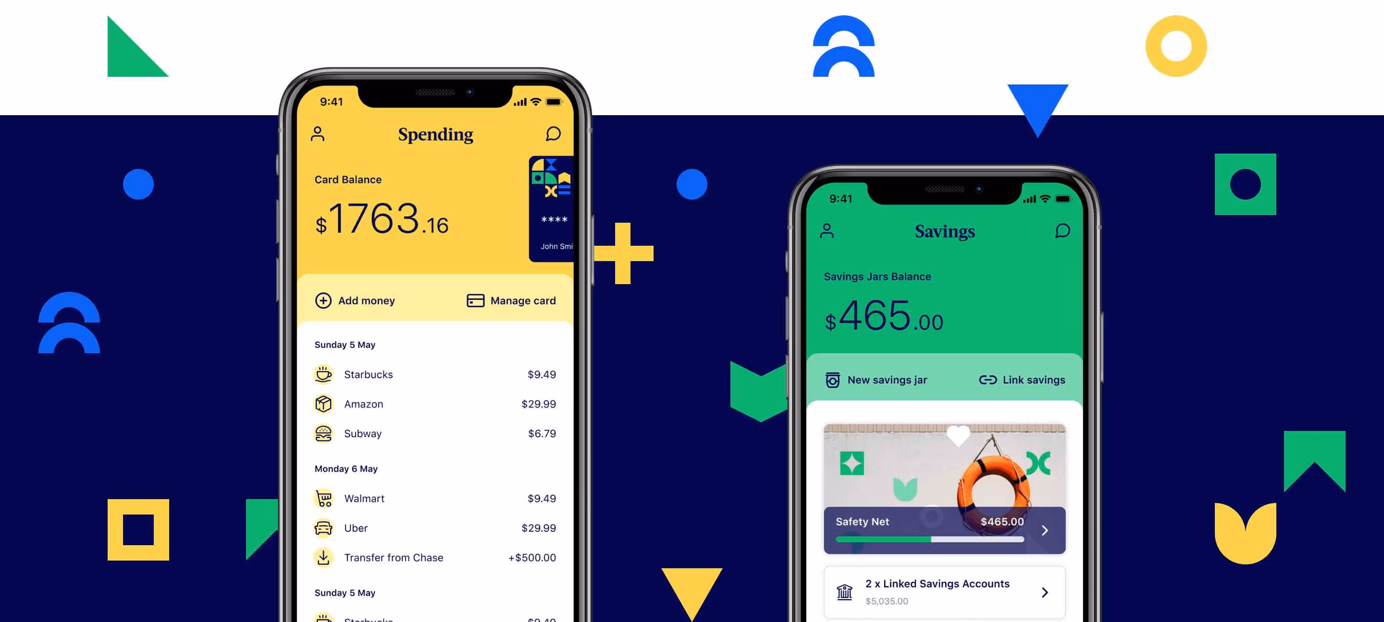 Grab mobile app card screen