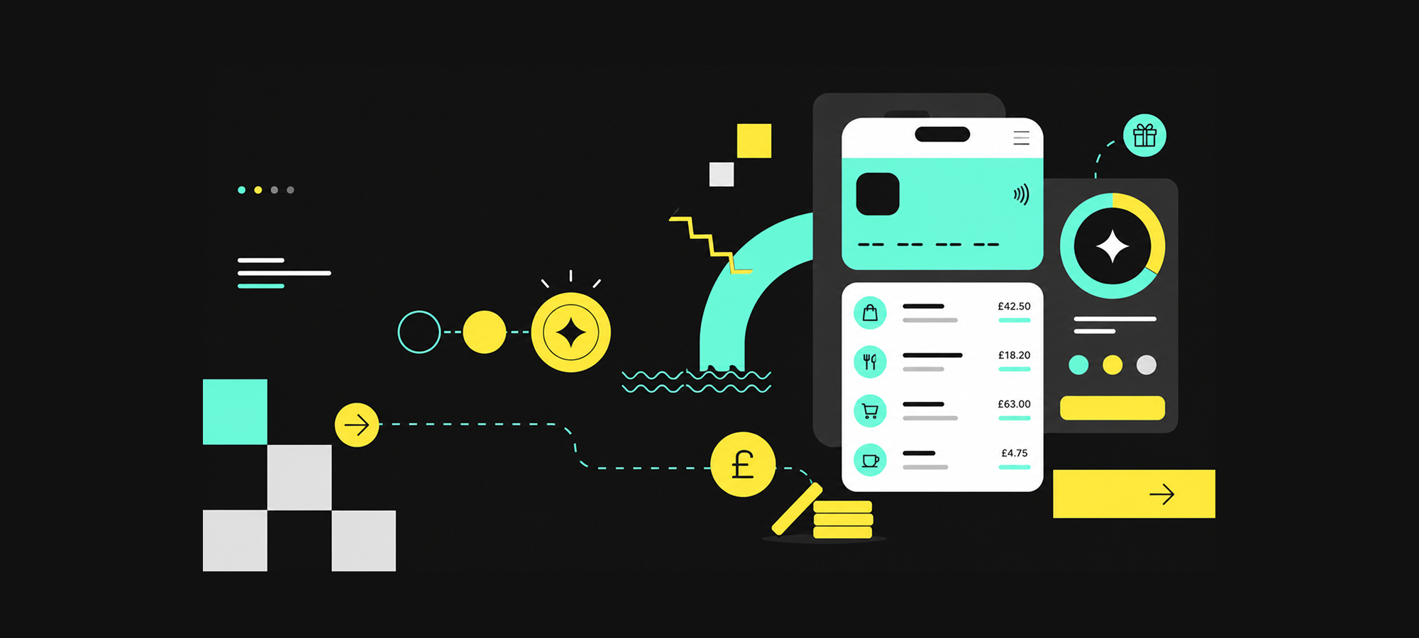 Grab mobile app card screen