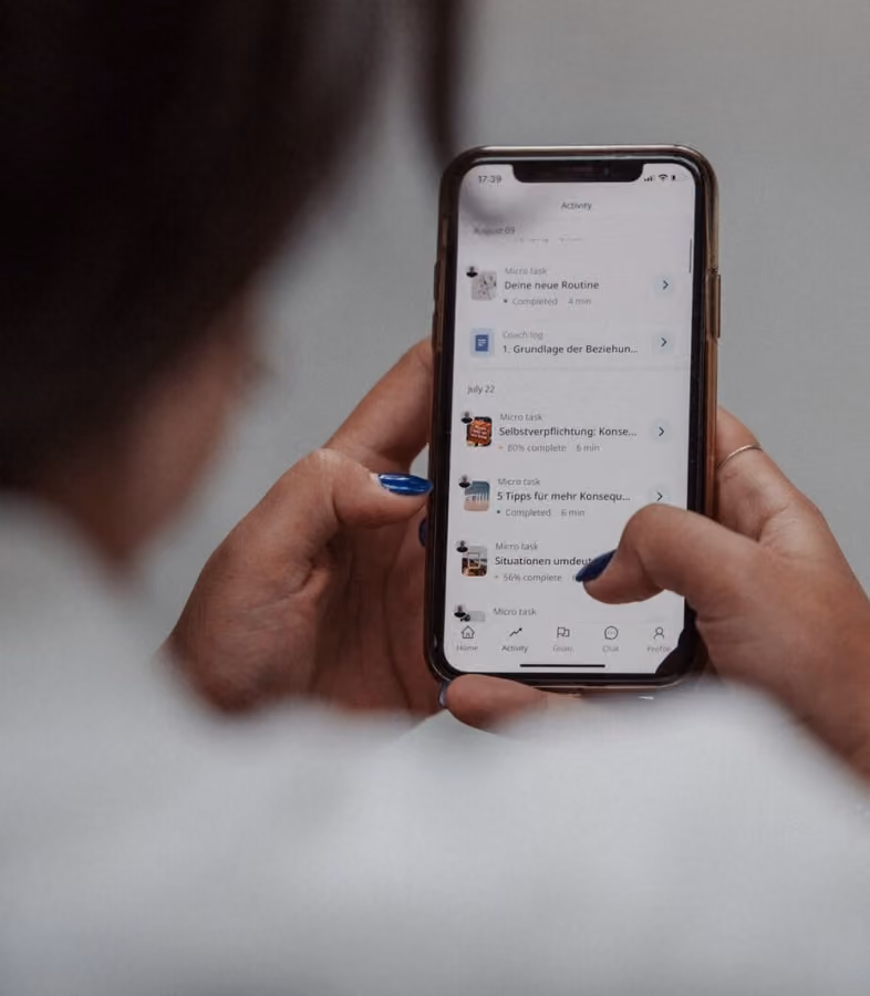 Digital coaching tailored to your goals