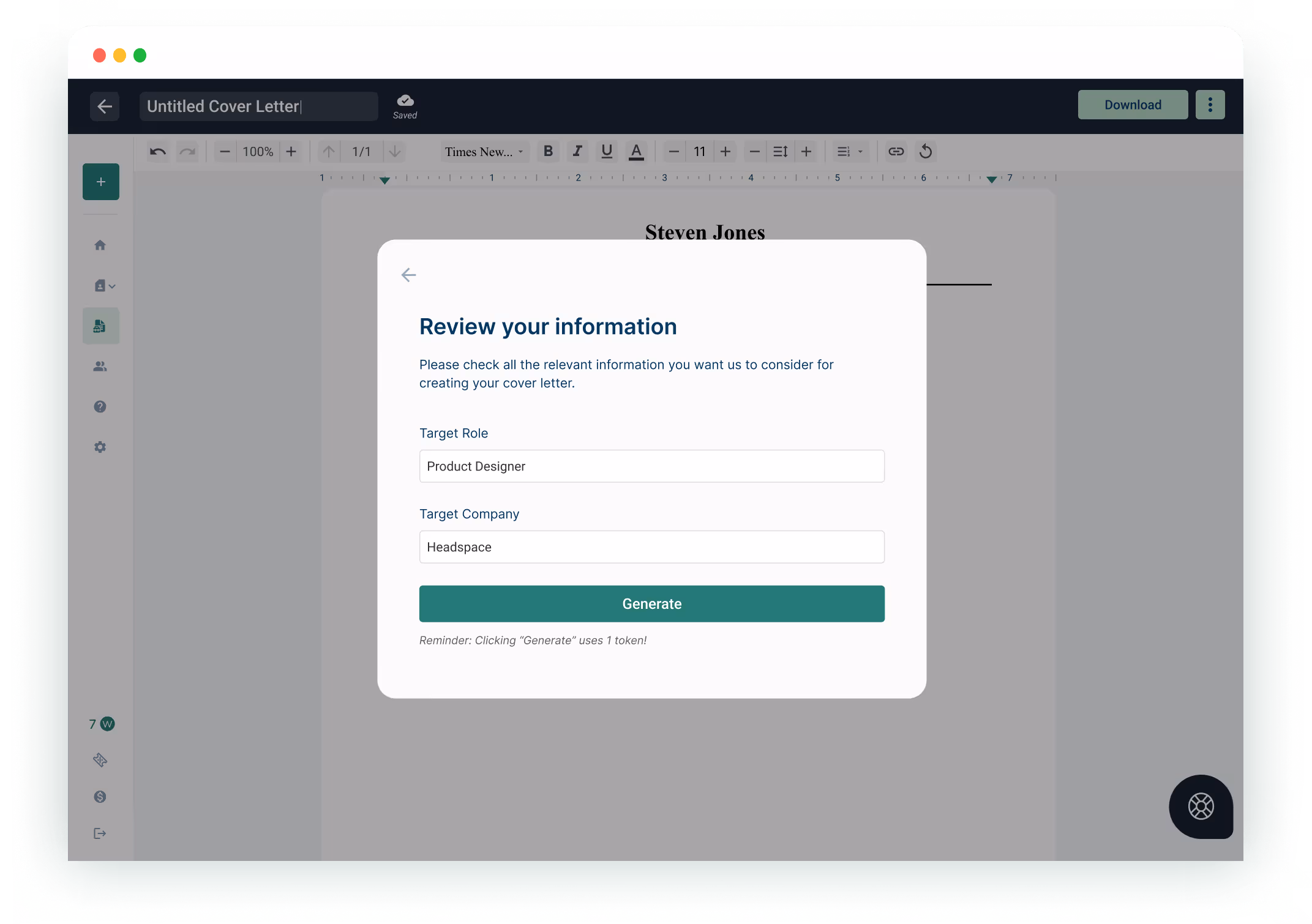coverletterai verify info