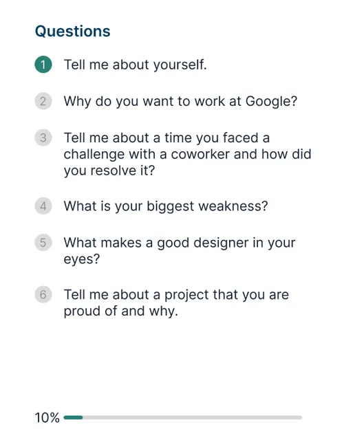 InterviewAI questions