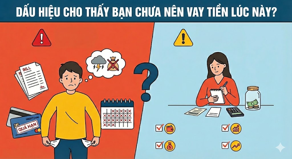 Dấu Hiệu Cho Thấy Bạn Chưa Nên Vay Tiền Lúc Này Và Các Lưu Ý