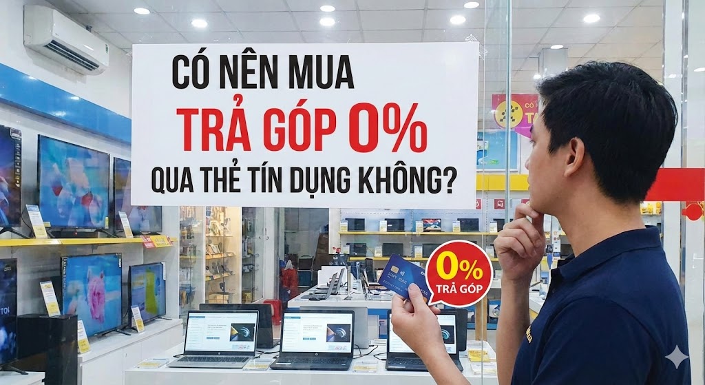Mua trả góp 0% qua thẻ tín dụng: Có thực sự 0% hay còn phí ẩn?